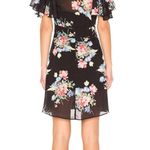 LPA  Button Up Midi Dress in Midnight Roses Small Photo 1