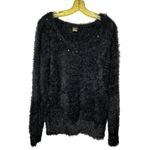 Venus  Navy Fuzzy‎ Sweater Photo 0