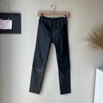 The Row  Lambskin Leather Black Leggings Pull-On Biker Moto Leggings Size Small Photo 1