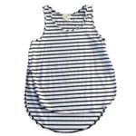 LA Hearts  Blue and White Striped Tank Top Size Medium. Photo 1