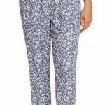 Jessica Simpson  blue and white floral pull on pants Photo 0