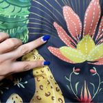 Averie Blaise Cowl Midi Dress Rainforest Jungle Print 3XL Black Size 3X Photo 11