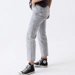 PacSun  High Rise Straight Leg Gray Acid Wash Denim Jeans Size 26 Photo 1