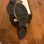 Gucci Black Leather thong sandal with Double G size 39 Photo 2