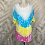 Daydreamer  Neon Carnival Weekend Tie Dye Tee T-Shirt Size US‎ Medium Photo 2
