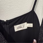 Eliza J  Black Metallic Spaghetti Strap Blouson Jumpsuit 10 Photo 4