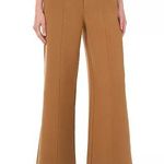 Parker  Tan Wide-Leg Pants Photo 1