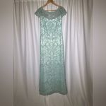 Tadashi Shoji  Sanda Embroidered Mint Dress | 8 Photo 11