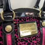 Betsey Johnson Vintage Betseyville Pink Leopard Satchel Handbag Rockabilly Y2K Photo 1