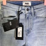 Paige NWT Iconic Jolene High Rise Flared Denim Blend Jeans Light Wash - 25 Photo 7