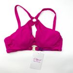 L'AGENT by Agent Provocateur Adrina Pink Cut Out Swim Top Photo 5