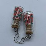 NEW Watermelon slices in mason jar fashion earrings Photo 11