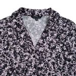 Velvet Heart Wrap Tie Floral Blouse Womens Medium Long Sleeve Button Up Photo 1