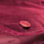 Vintage Ladies' Red Velvet Blazer Size M Photo 6