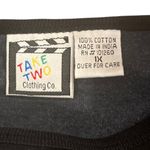 Take Two Clothing WILD WEST RODEO Embellished Scoop Neck 3/4 Sleeve Shirt Top 1X Black Photo 7