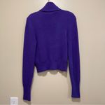 ZARA  Women’s Purple Turtle Neck Pullover Sweater Photo 5