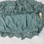 Free People Light Blue Lace Crop Top Photo 5