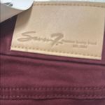 Seven7 Seven Burgundy Skinny Jeans Photo 3
