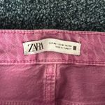 ZARA Women Pink/Raspberry Denim Jeans Photo 3