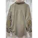 Free People Ruby Oversized Utility Shacket Jacket Elbow Patch Button Down Large Photo 4