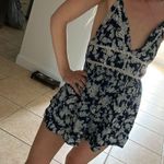 SEEK the Label Floral Blue Romper Adjustable Straps Photo 4