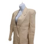 Vintage International Scene Linen Blazer White Size 6 Photo 1
