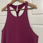 Fabletics  Womens Tank Top Racerback Sleeveless Athletic‎ Burgundy Size Medium Photo 2