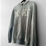 Nike ★ Vintage Zip Up Unisex Hoodie - Gray/White ★ Photo 13