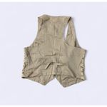 John Paul Richard Vintage Beige Lace Vest – Boho Crochet Style, Size Large Photo 2