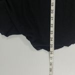 Free People  Black Top Lace Long Sleeves XXS Oversized Waffle Knit Spring Valley Photo 7