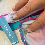 NWT 2 Piece Swimsuit Hot Pink Turquoise Yellow Boho Sz Sm by Popvil MSRP $38 Photo 9