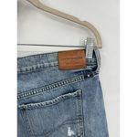 Lucky Brand The Boyfriend Denim Shorts Women 6/28 Blue Wash Distressed Preppy Photo 7