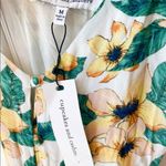 NWT Cupcakes and Cashmere Floral Tie Waist Dress Green Size M Photo 9