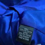 Adrianna Papell Cobalt Blue Rosette Neckline Sheath Party Cocktail Dress Size 16 Photo 5