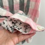 Lucky Brand Pink Buffalo Check Flannel Shirt MEDIUM NWOT Photo 10