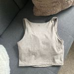 Tan Workout tank Gray Size XS Photo 4