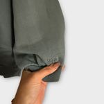 SKIMS Boyfriend Fleece Slouchy Half Zip Pullover – Slate Blue (NWT) Photo 4