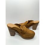 Splendid Clogs Vina Platform Size 10 Tan Suede Leather Slip On Shoes NEW Photo 5