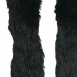 525 America Black Fur Vest Photo 1
