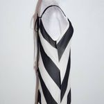 Christopher John Rogers X Target Black Chevron Maxi Slip Dress Size 6 Photo 4