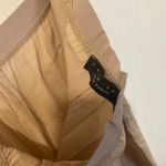 TwinSet women's XS extra small tan lightweight silky elastic waist thin leggings Photo 6