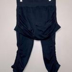 Athleta  Skirted Leggings Size S Black Capri Cropped Active Stretch Photo 0