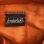 Frederick's of Hollywood Vintage 80s Orange Black Babydoll Slip Dress Holiday XL Photo 6