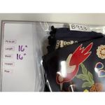 Umgee Mini Skirt Women Sz L Embroidered Floral Bird Pom Pom Fringe Boho Festival Photo 6