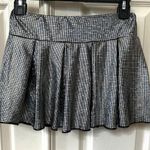 SheIn EZwear Silver A-Line Mini Skort w/ Built-In Shorts | Size S Photo 1