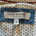 Ted Baker Ted Baker London Blue Short Sleeve Collared Polo Shirt Size 6 Photo 7
