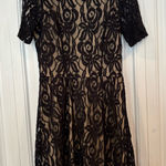 Bobeau ‎ Black Lace Dress Size Medium Photo 0