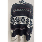 Maurice's Cardigan Sweater Fair Isle shawl collar soft knit cozy womens sz S Photo 5