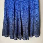 Leslie Fay Sz 14 Blue Lace sleeveless sheath formal Dress NWOT Photo 2