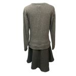 Sea New York Women's Long Sleeve V Neck Pullover Casual Cardigan Midi Dress Sz 2 Black Photo 4